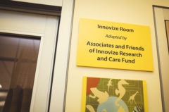 Innovize Room sign at U of M
